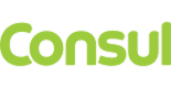 Consul logo featuring stylized text, representing a well-known brand in home appliances and refrigeration technology, symbolizing quality and reliability in cooling solutions.