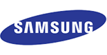 Samsung logo featuring bold blue text, representing a leading brand in electronics and home appliances, symbolizing innovation and quality in refrigeration technology.